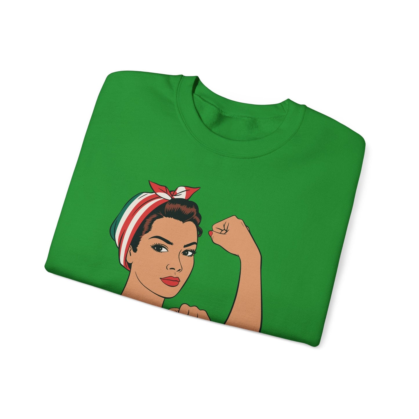 Mexican Girl Mujer Rosie Riveter Cinco De Mayo Fiesta  Sweatshirt Women