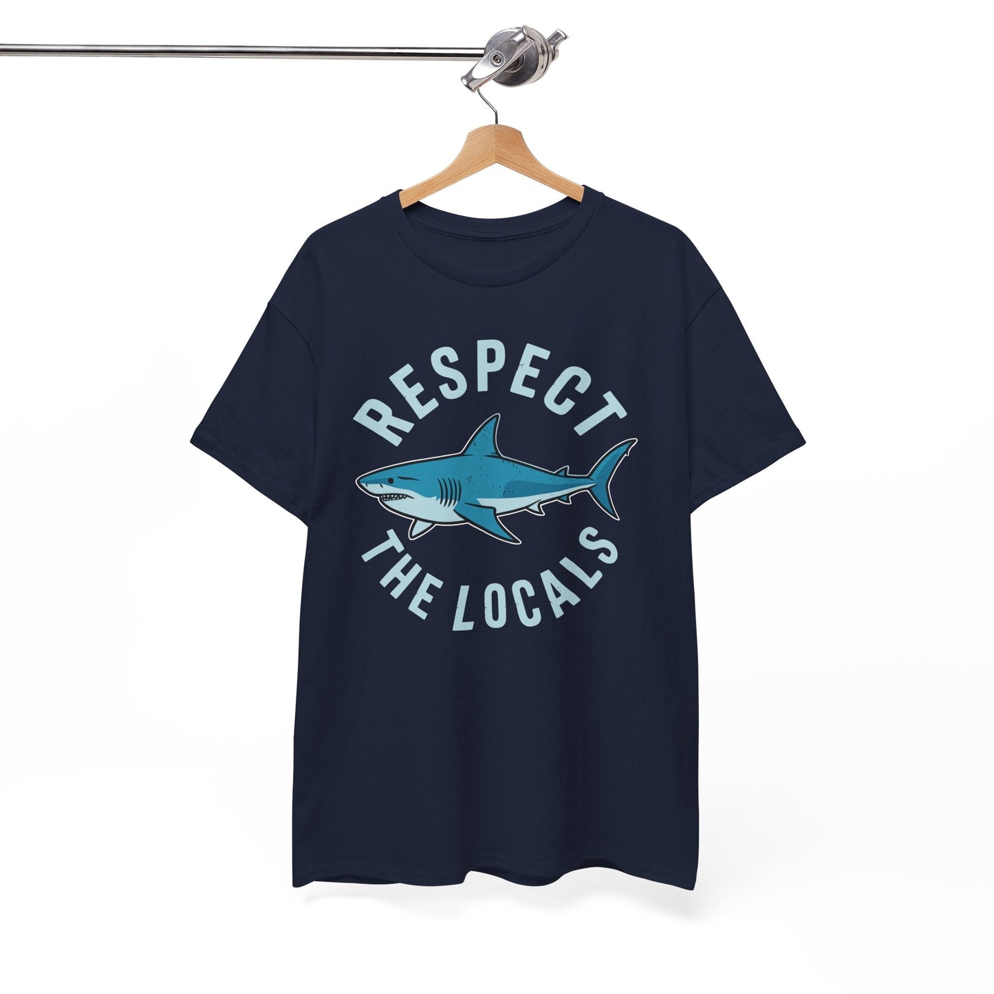 Respect The Locals Shark Ocean Animal Rights Biology Life T-Shirt