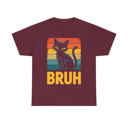 Funny Cat Bruh For Teens Boys Girls Men Women Meme Graphic T-Shirt