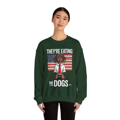 They're Eating the Dogs Trump Hot Dog Sweatshirt