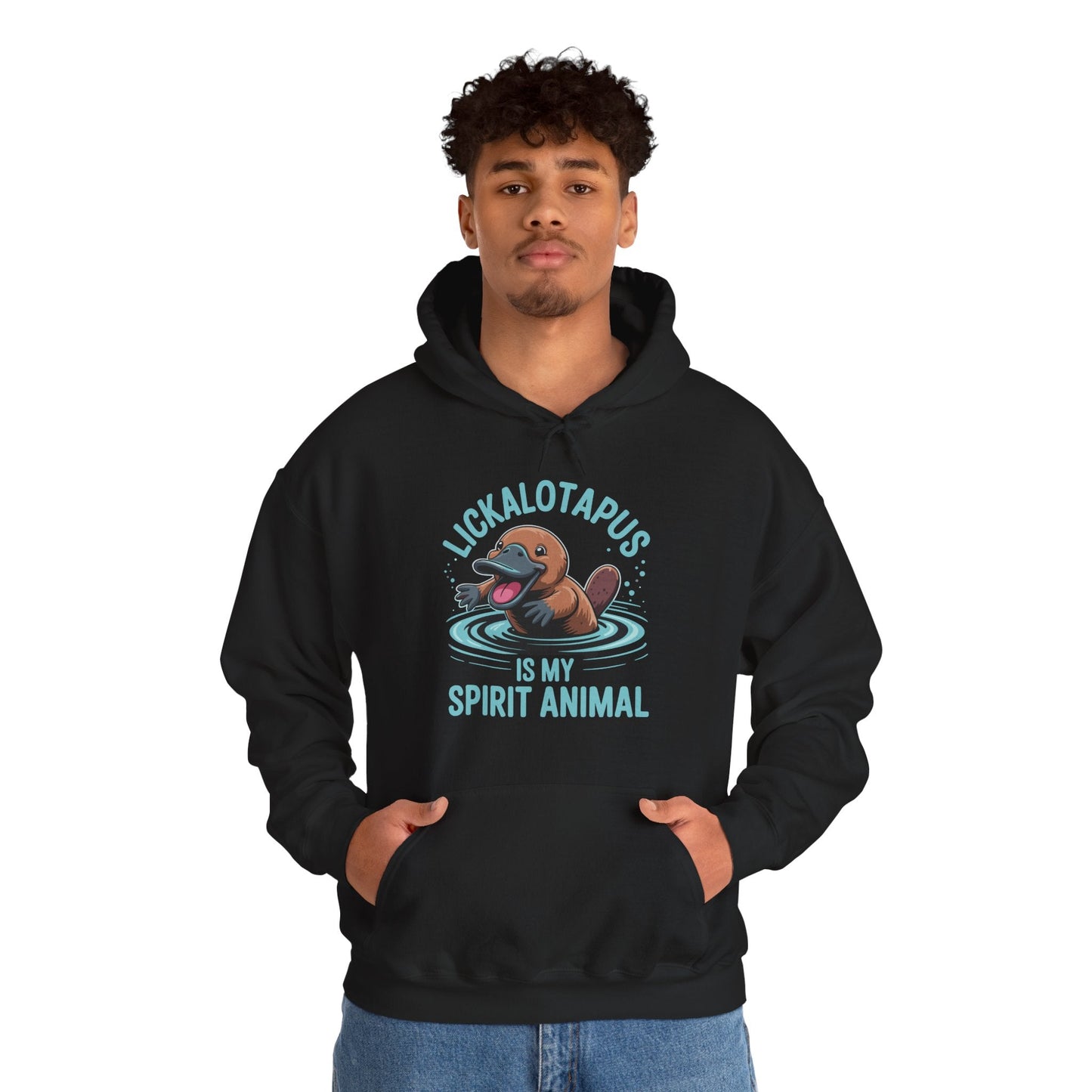 Vintage Funny Lickalottapus Is My Spirit Animal Lovers Meme Hoodie