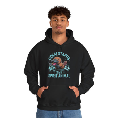 Vintage Funny Lickalottapus Is My Spirit Animal Lovers Meme Hoodie