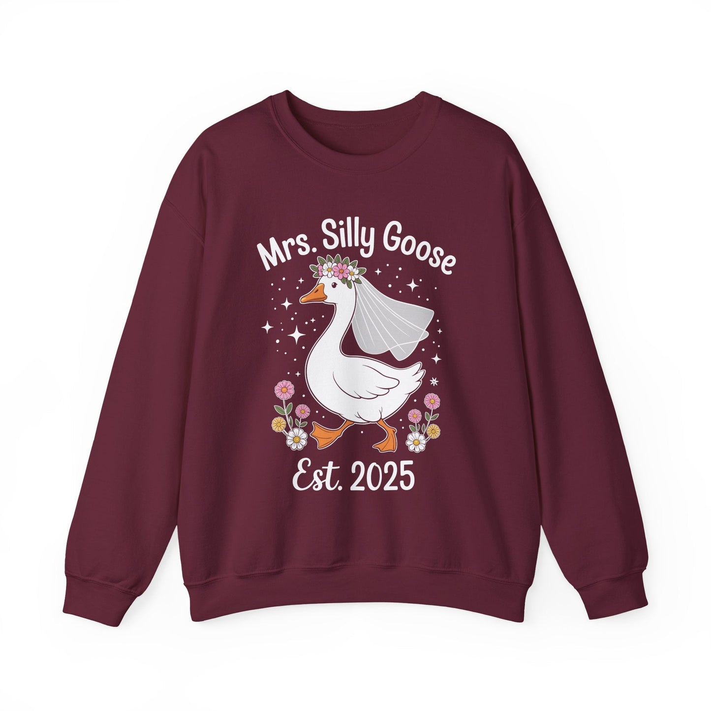 Mrs. Silly Goose Couple Matching Wedding Funny Bride to Be Sweatshirt