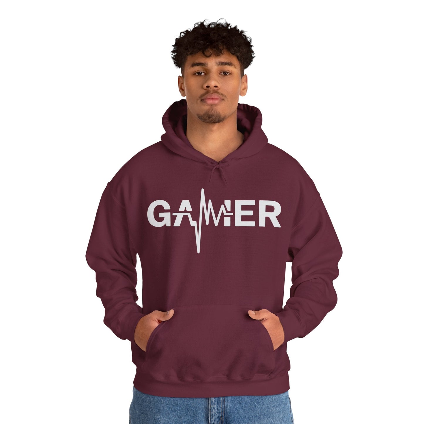 Gamer Heartbeat Video Games Graphic Hoodie