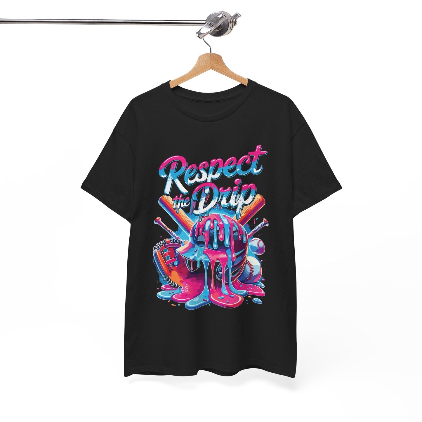 Baseball Drip For Boys Ice Cream Respect The Drip Baseball T-Shirt