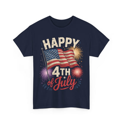 Happy 4th Of July Patriotic American US Flag 4th Of July T-Shirt
