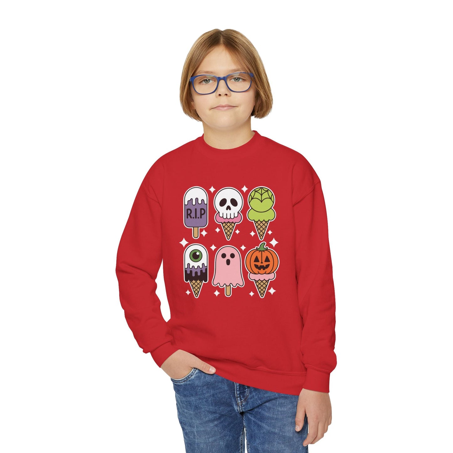 Horror Movie Summer Popsicle Halloween Ice Cream Summer-ween Sweatshirt