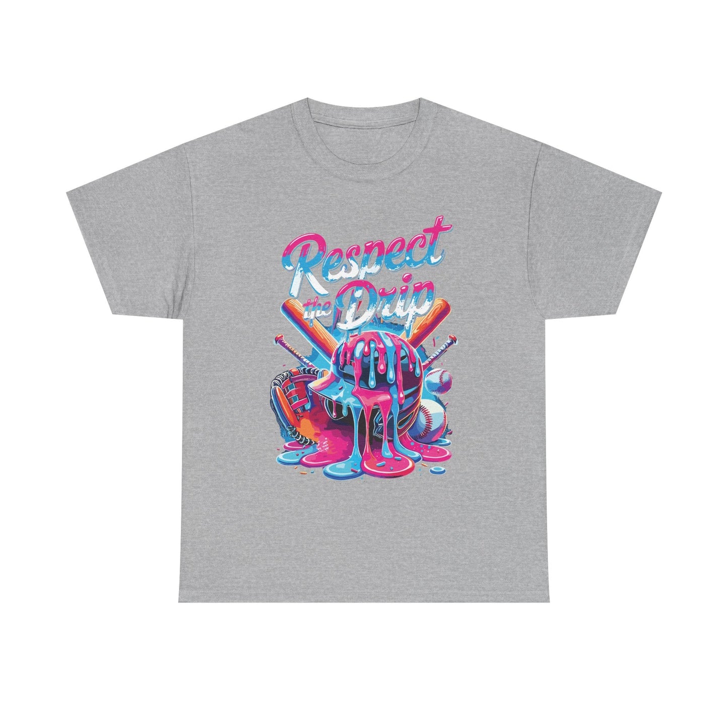 Baseball Drip For Boys Ice Cream Respect The Drip Baseball T-Shirt