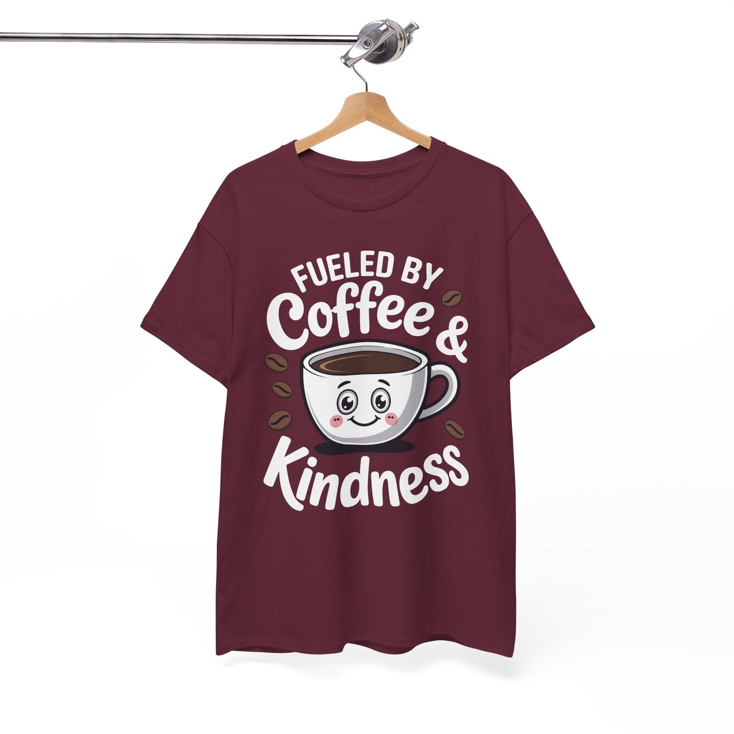 Funny Coffee Lover Fueled by Coffee And Kindness T-Shirt