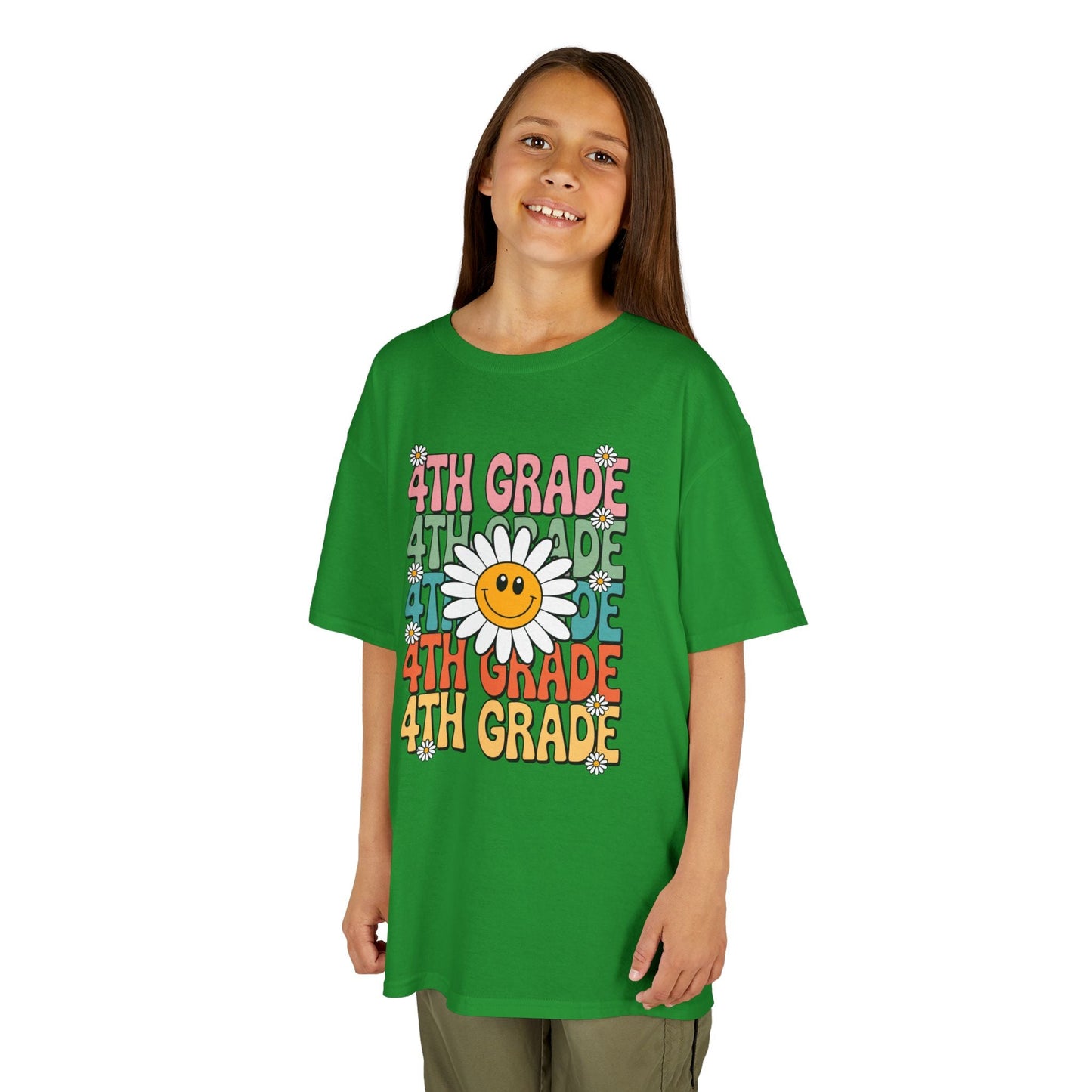 Groovy 4th Grade Back To School First Day of Fourth Grade T-Shirt