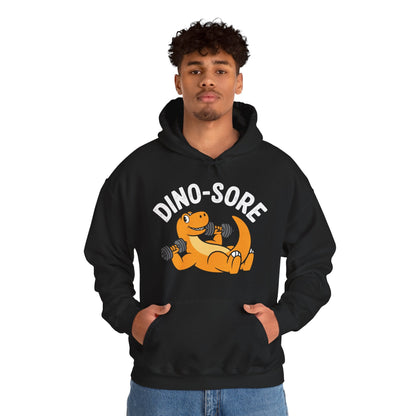 Gym Workout Dino Sore Exercise Fitness Boys Women Men Hoodie