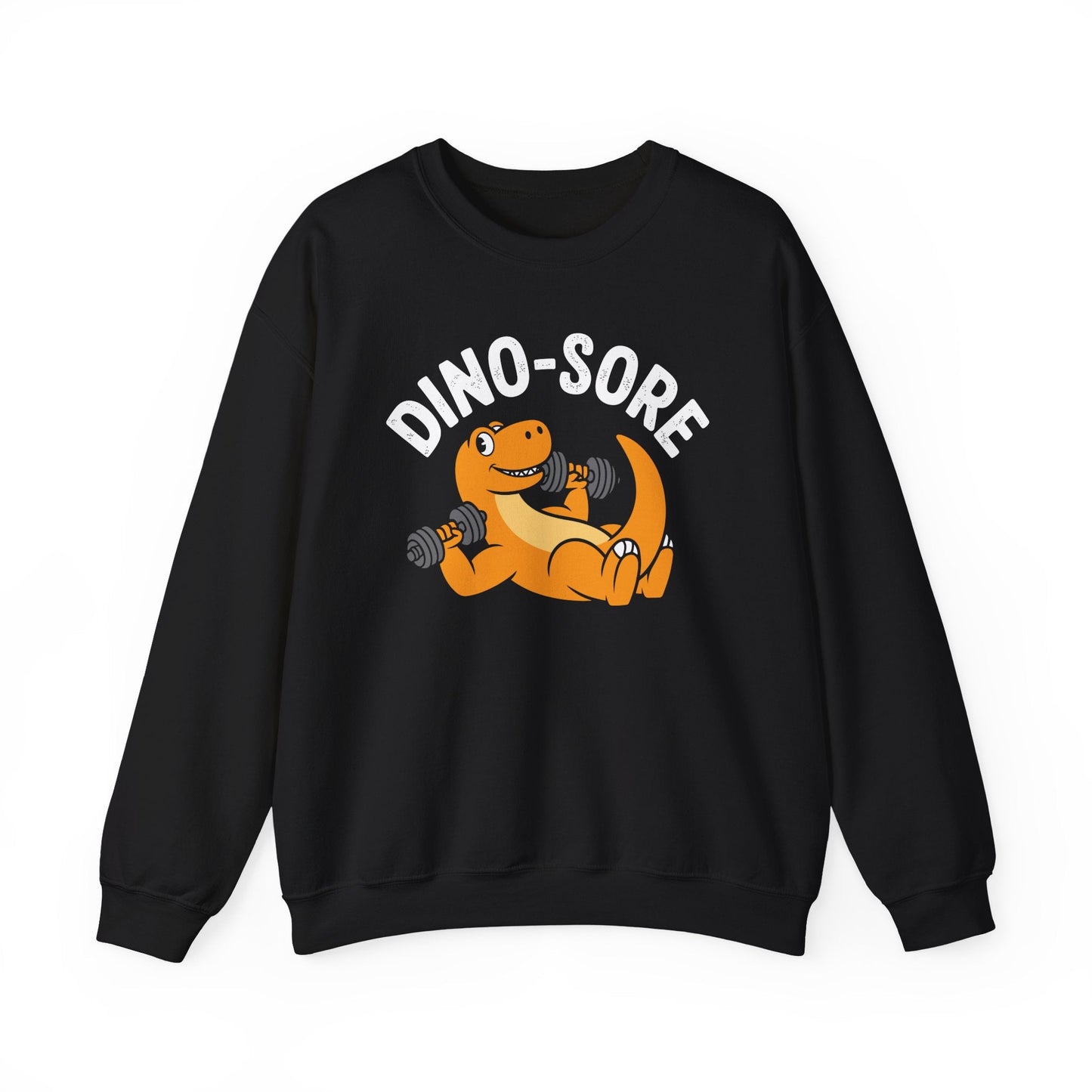 Gym Workout Dino Sore Exercise Fitness Boys Women Men Sweatshirt