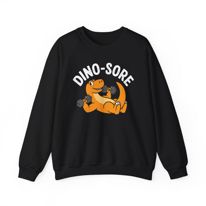 Gym Workout Dino Sore Exercise Fitness Boys Women Men Sweatshirt