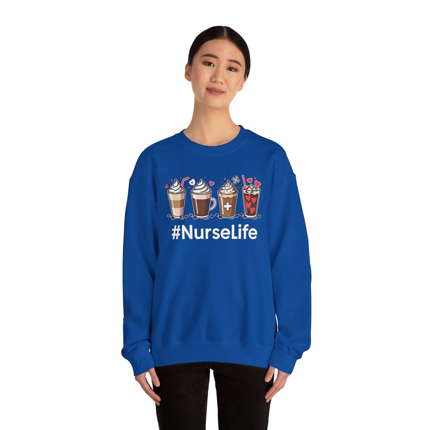 Nurse Life Funny Coffee Nurses Fuel Registered Nurse Medical Sweatshirt