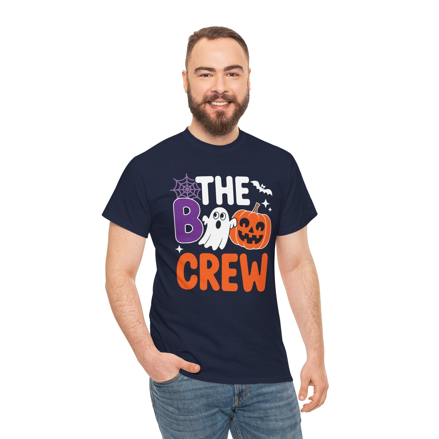 Halloween The Boo Crew Cute Ghost Spooky Family Matching T-Shirt