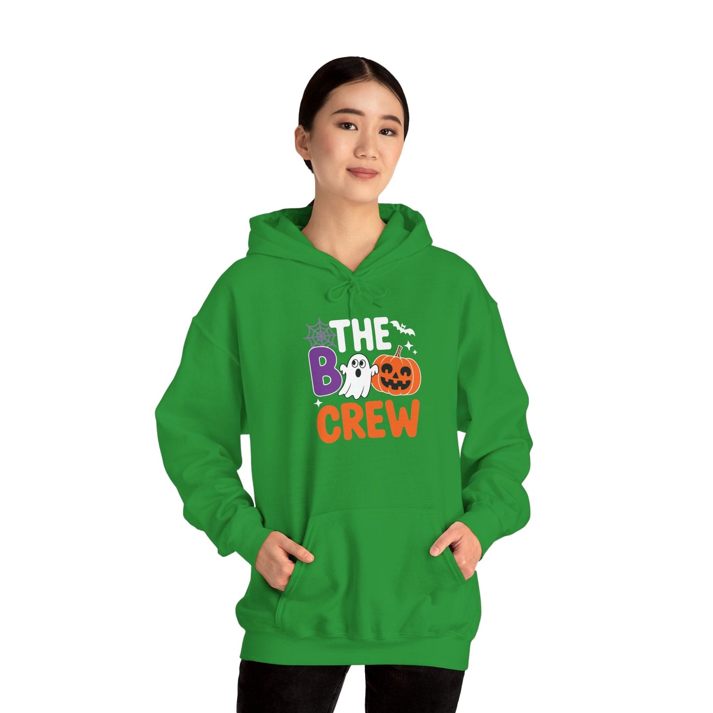 Halloween The Boo Crew Cute Ghost Spooky Family Matching Hoodie