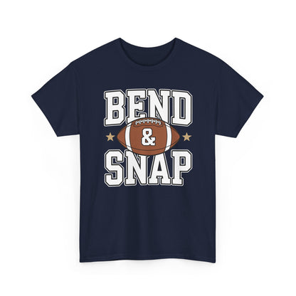 Funny Game Day Touchdown Season Cute Bend and Snap Football T-Shirt