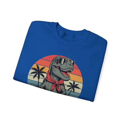 Auntiesaurus T Rex Dinosaur Auntie Saurus Family Matching Sweatshirt