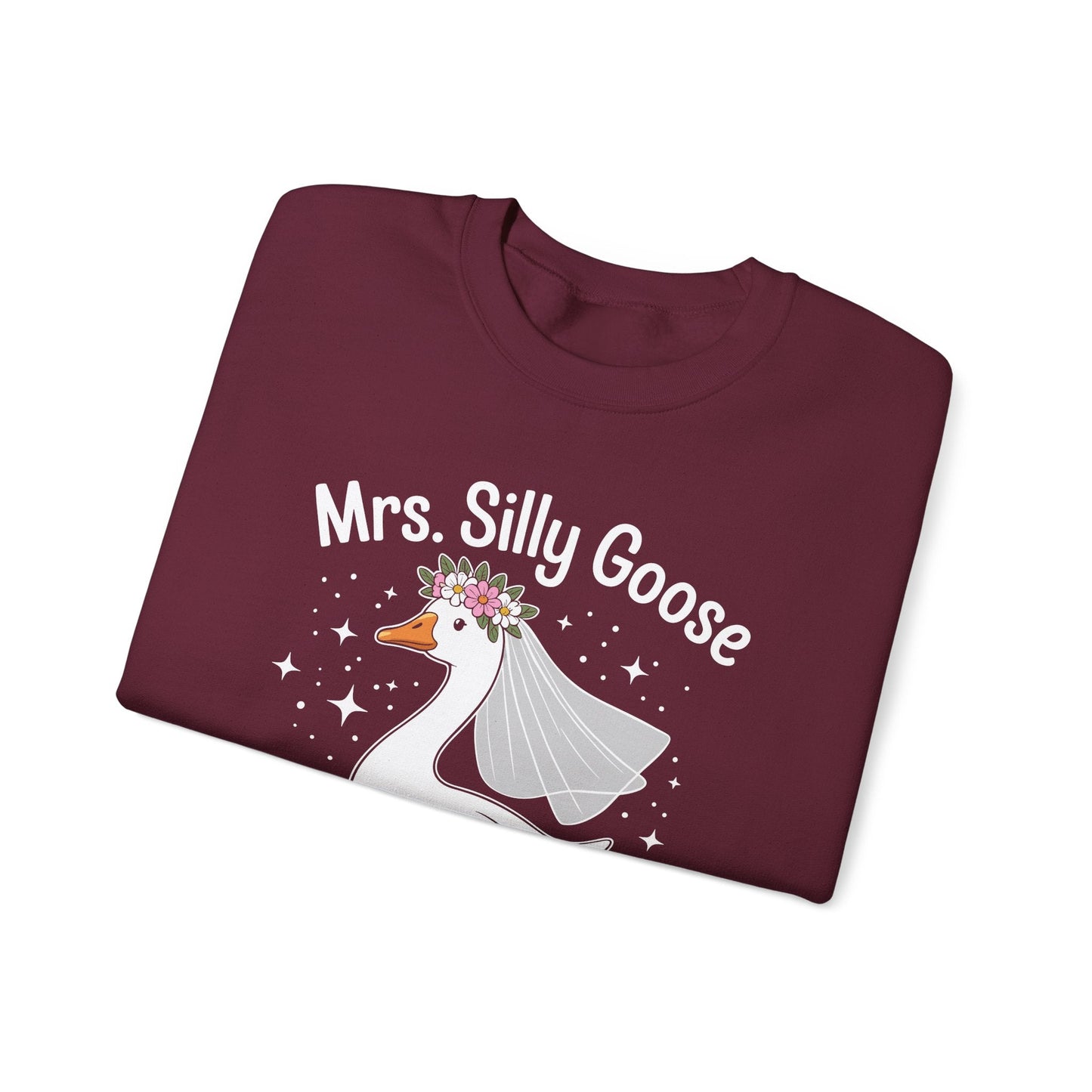 Mrs. Silly Goose Couple Matching Wedding Funny Bride to Be Sweatshirt
