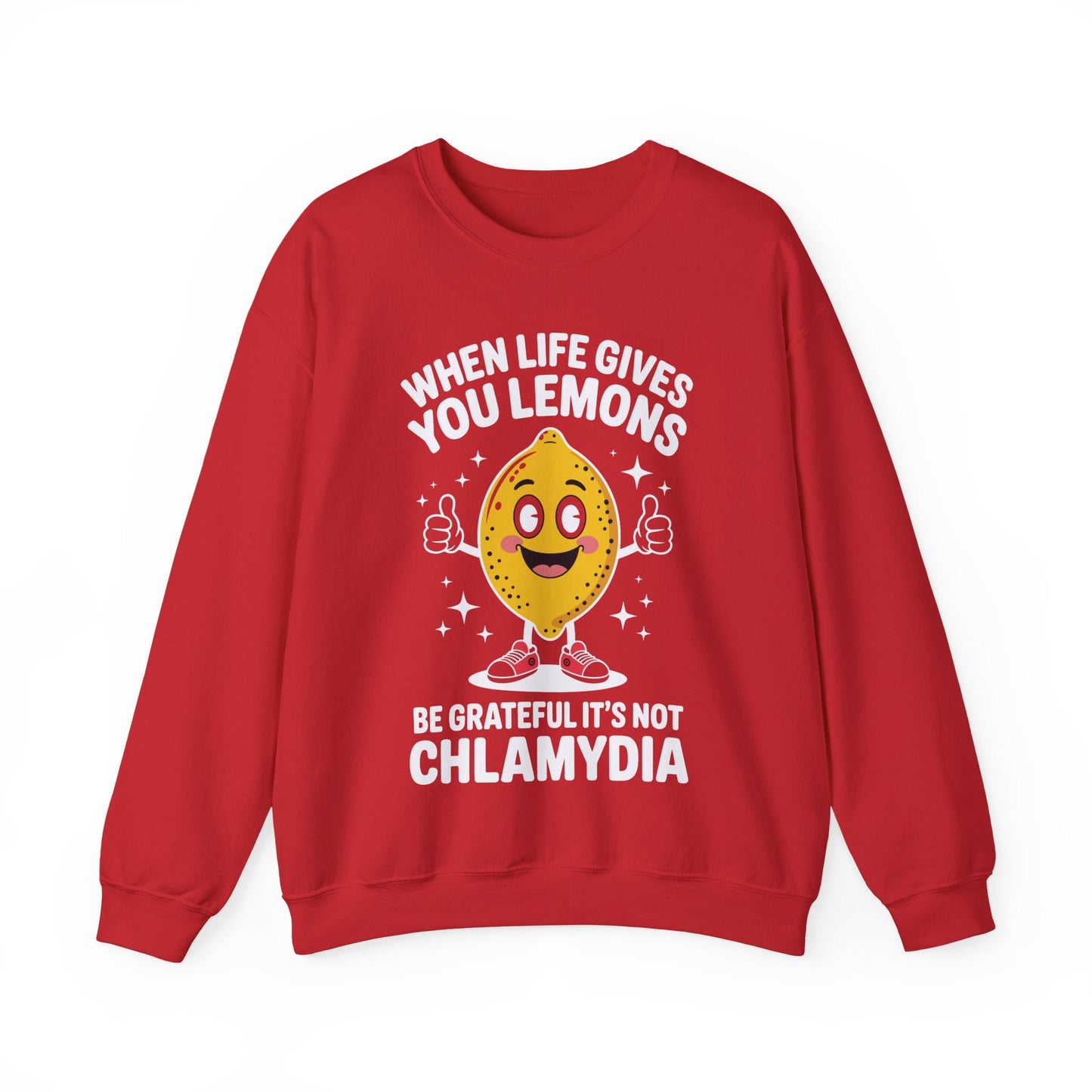 Lemons and Chlamydia Absurd Offensive Meme Sarcastic Edgy Sweatshirt