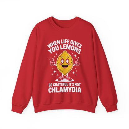 Lemons and Chlamydia Absurd Offensive Meme Sarcastic Edgy Sweatshirt