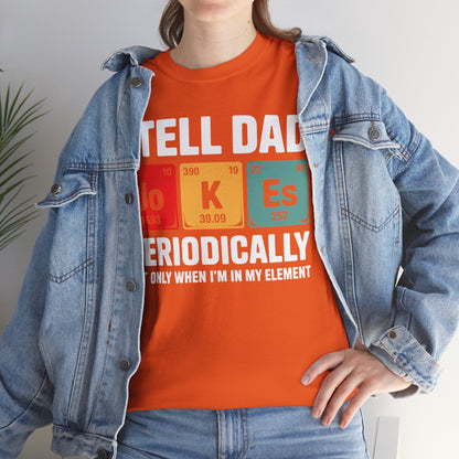 I Tell Dad Jokes Periodically Element Vintage Father's Day T-Shirt