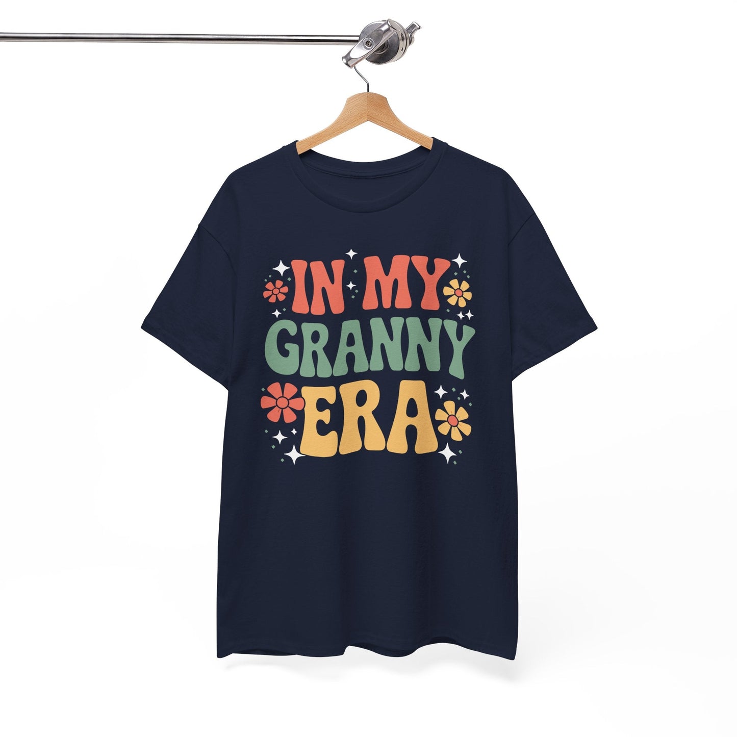In My Granny Era Funny Sarcastic Groovy Retro Mothers Day T-Shirt