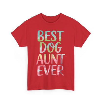 Best Dog Aunt Ever Shirt Women Dog Lover Auntie Mothers Day T-Shirt