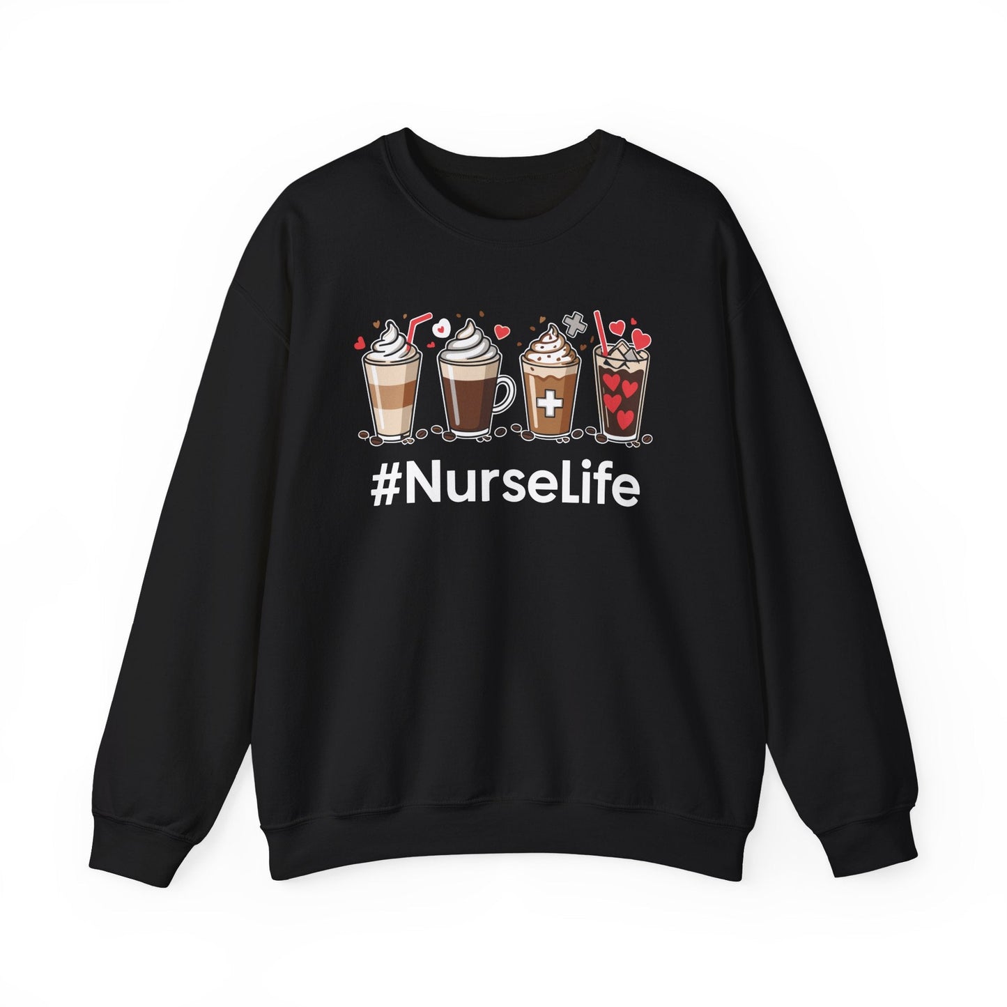 Nurse Life Funny Coffee Nurses Fuel Registered Nurse Medical Sweatshirt