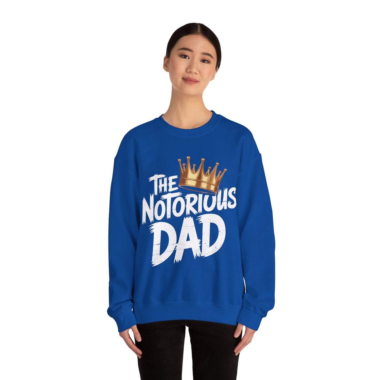 Old School Funny Hip Hop Fathers Day Notorious Dad Sweatshirt