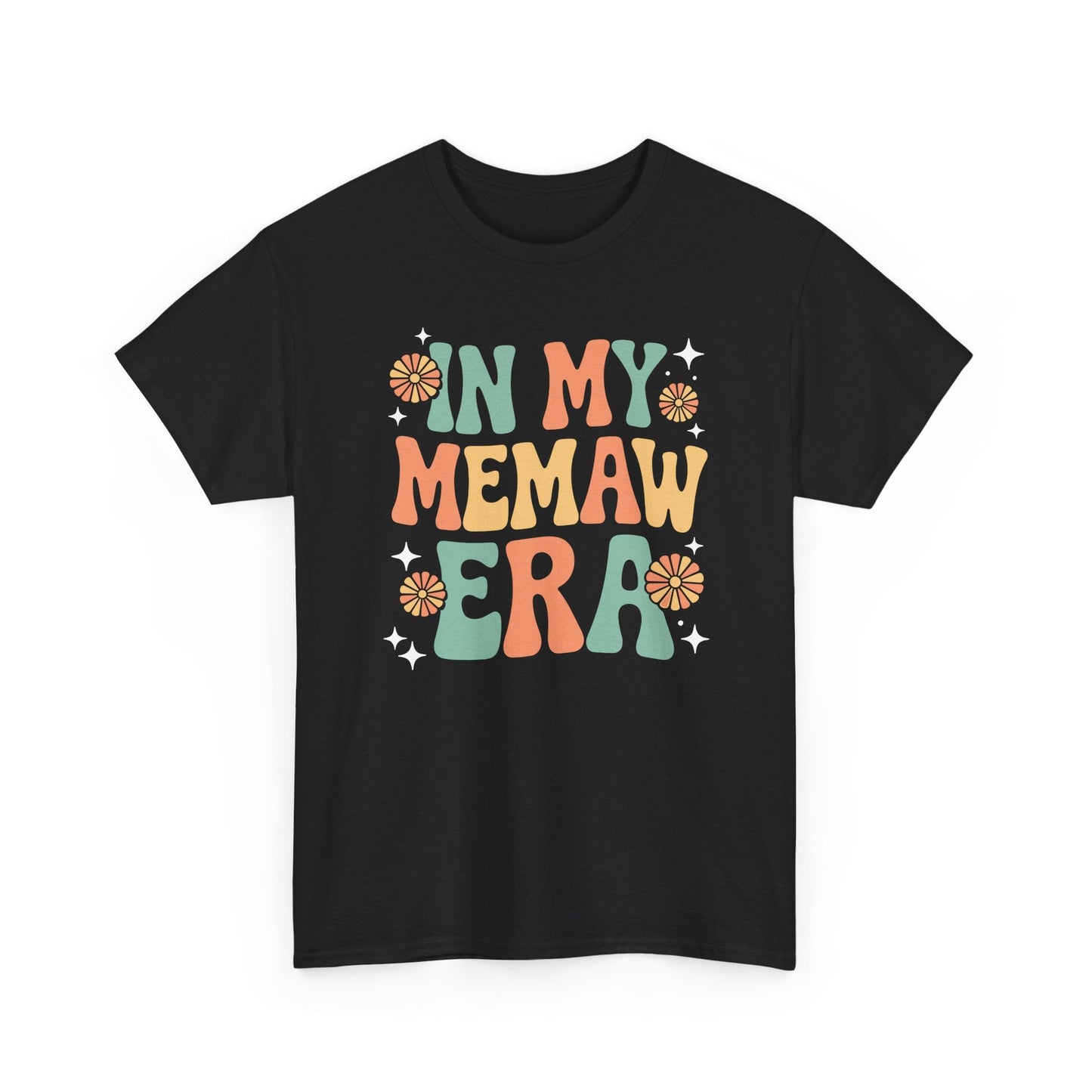 In My Memaw Era Funny Sarcastic Groovy Retro Mothers Day T-Shirt