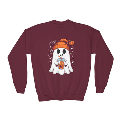 Halloween for Kids Cute Fall Ghost Sweatshirt