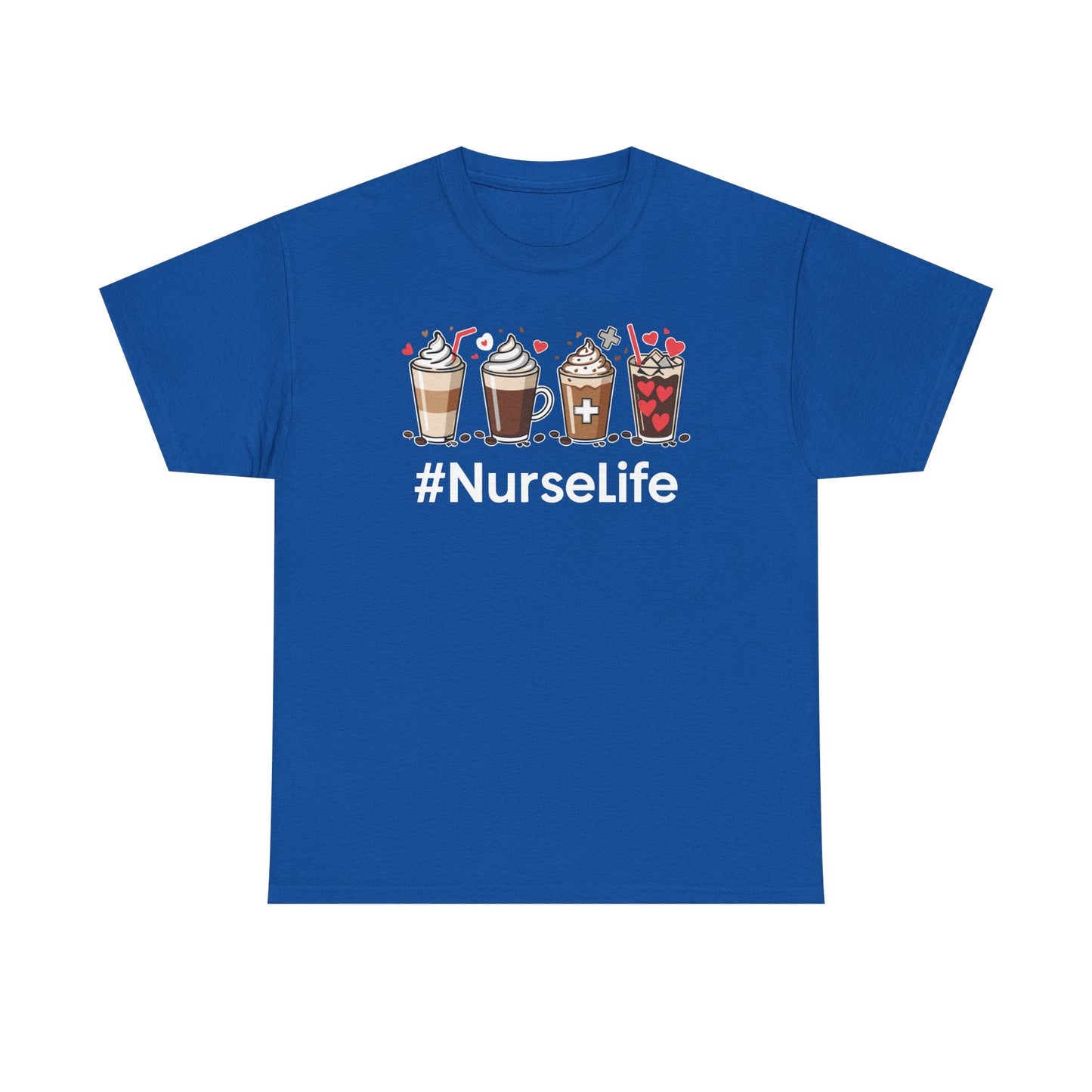 Nurse Life Funny Coffee Nurses Fuel Registered Nurse Medical T-Shirt