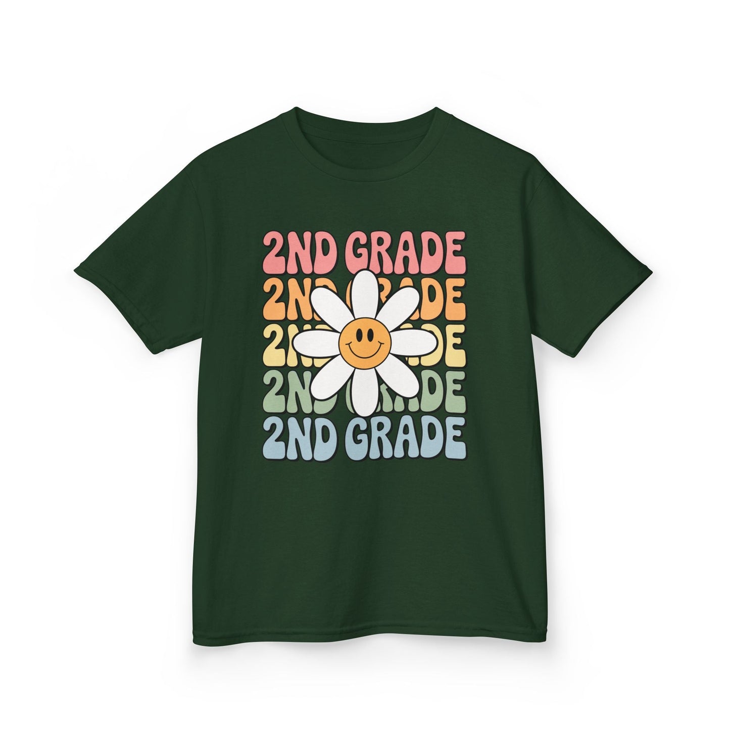 Groovy 2nd Grade Back To School First Day of Second Grade T-Shirt