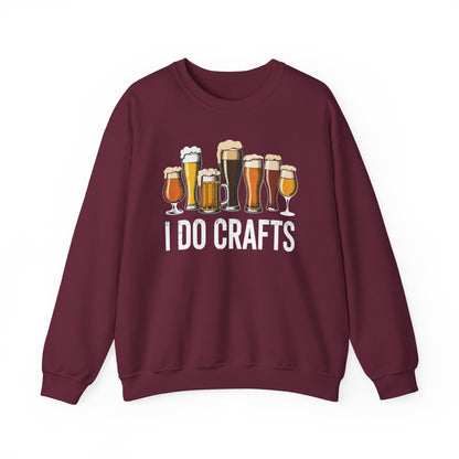 Craft Beer Vintage I Do Crafts Home Brew Art Sweatshirt