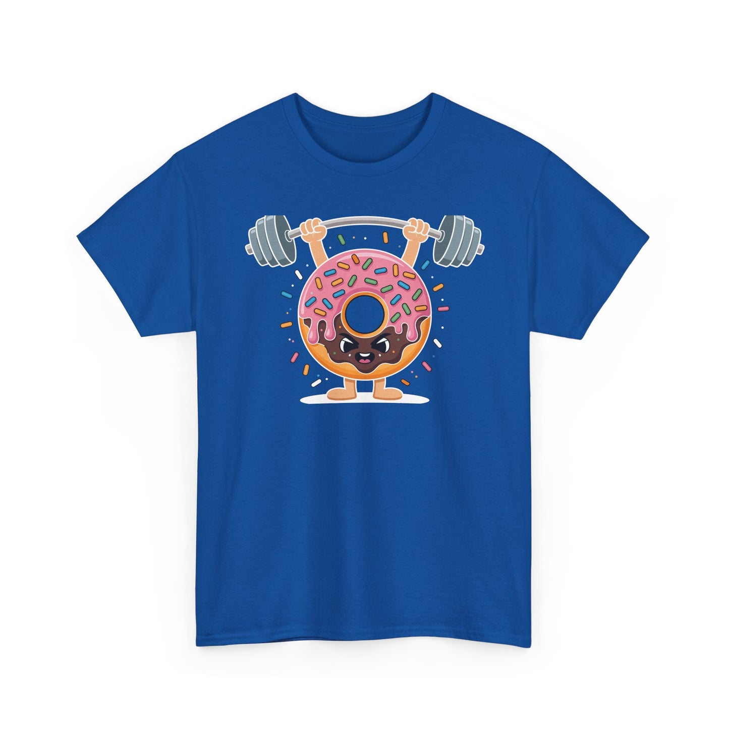 Funny Weightlifing Fitness Workout Gym Donut Lover T-Shirt
