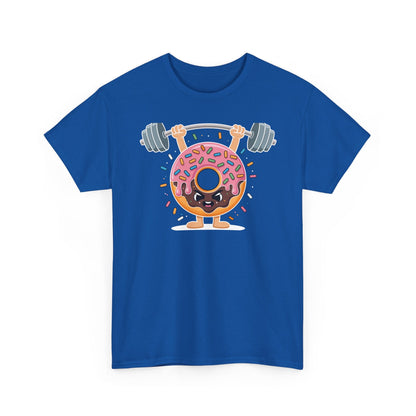 Funny Weightlifing Fitness Workout Gym Donut Lover T-Shirt