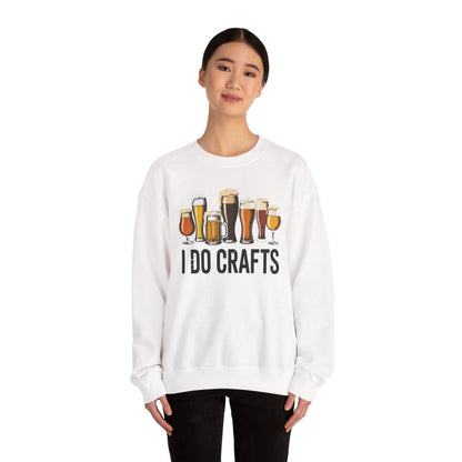 Craft Beer Vintage I Do Crafts Home Brew Art Sweatshirt