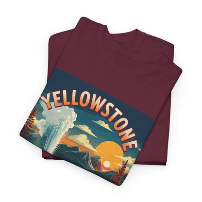 Yellowstone Family Road Trip 2025 National Park Outdoor T-Shirt