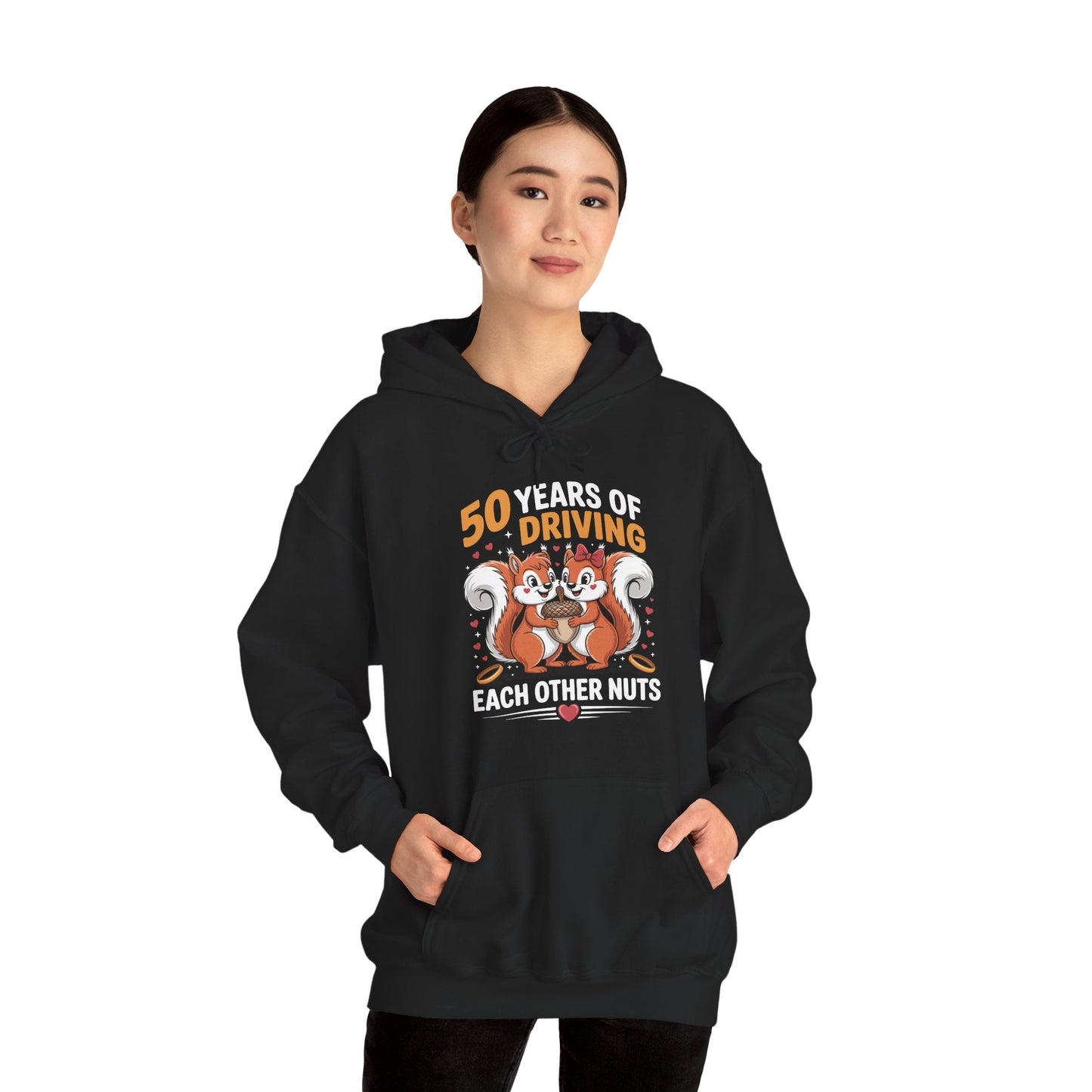 50th Wedding Anniversary 50 Years Of Driving Each Other Nuts Hoodie