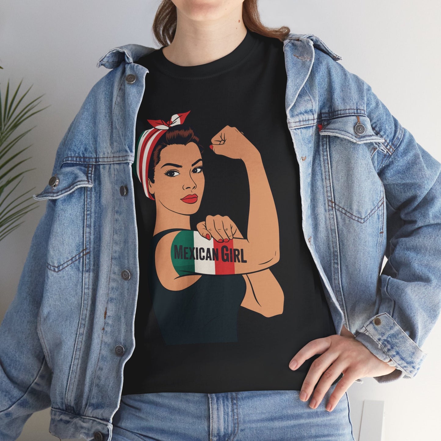 Mexican Girl Mujer Rosie Riveter Cinco De Mayo Fiesta T-Shirt Women