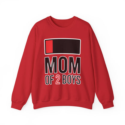 Mom of 2 Boys Gift from Son Mothers Day Birthday Women Sweatshirt