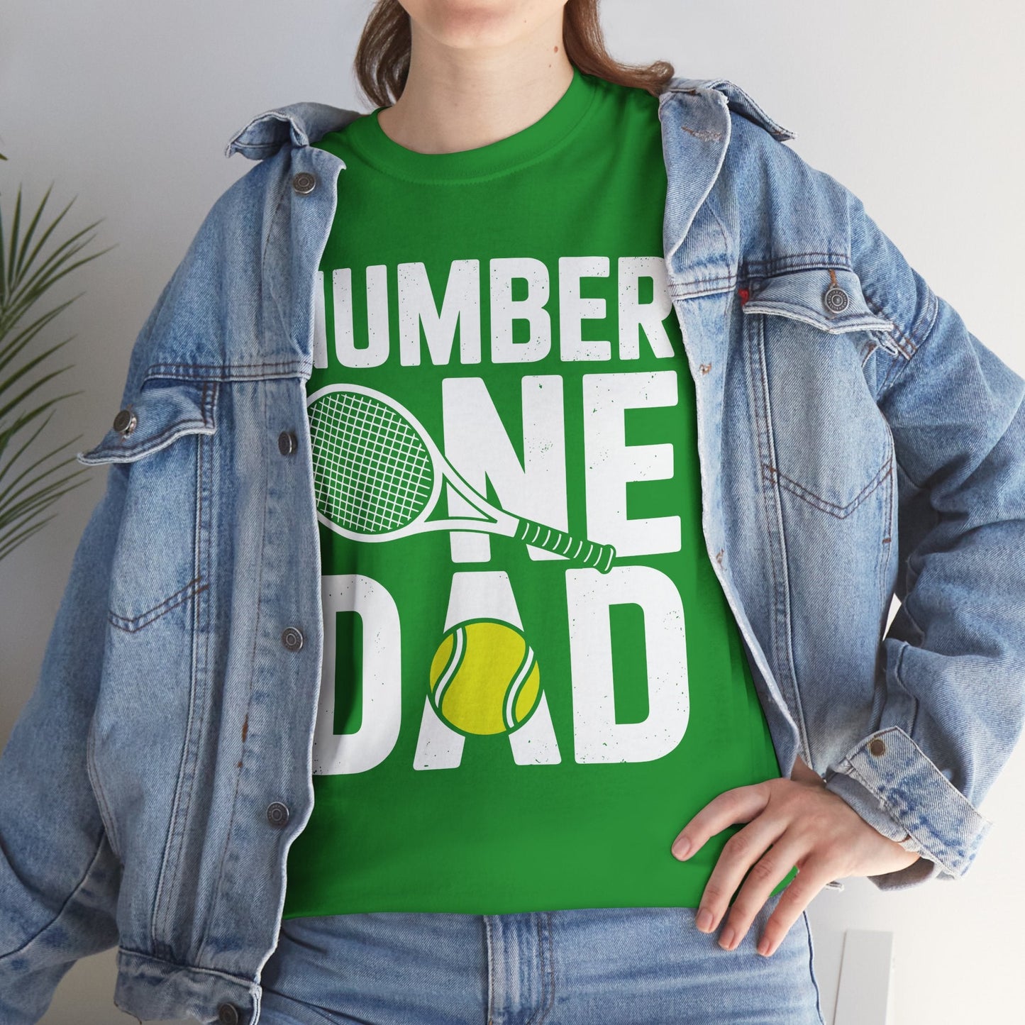 Tennis Dad Number One Daddy with Tennis Sayings Fathers Day T-Shirt