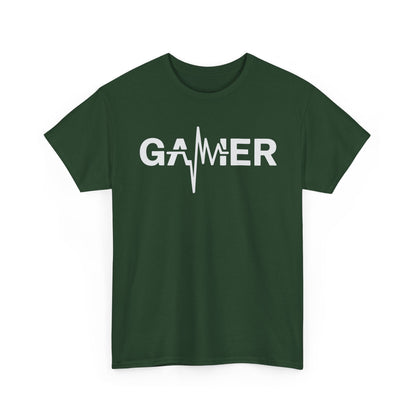Gamer Heartbeat Video Games Graphic T-Shirt