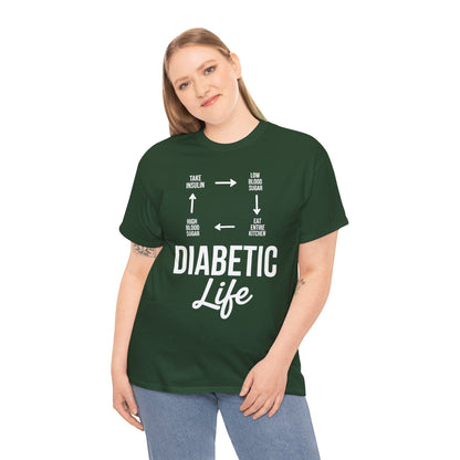 Funny Diabetic Type 1 Diabetes T1D Diabetes Awareness T-Shirt