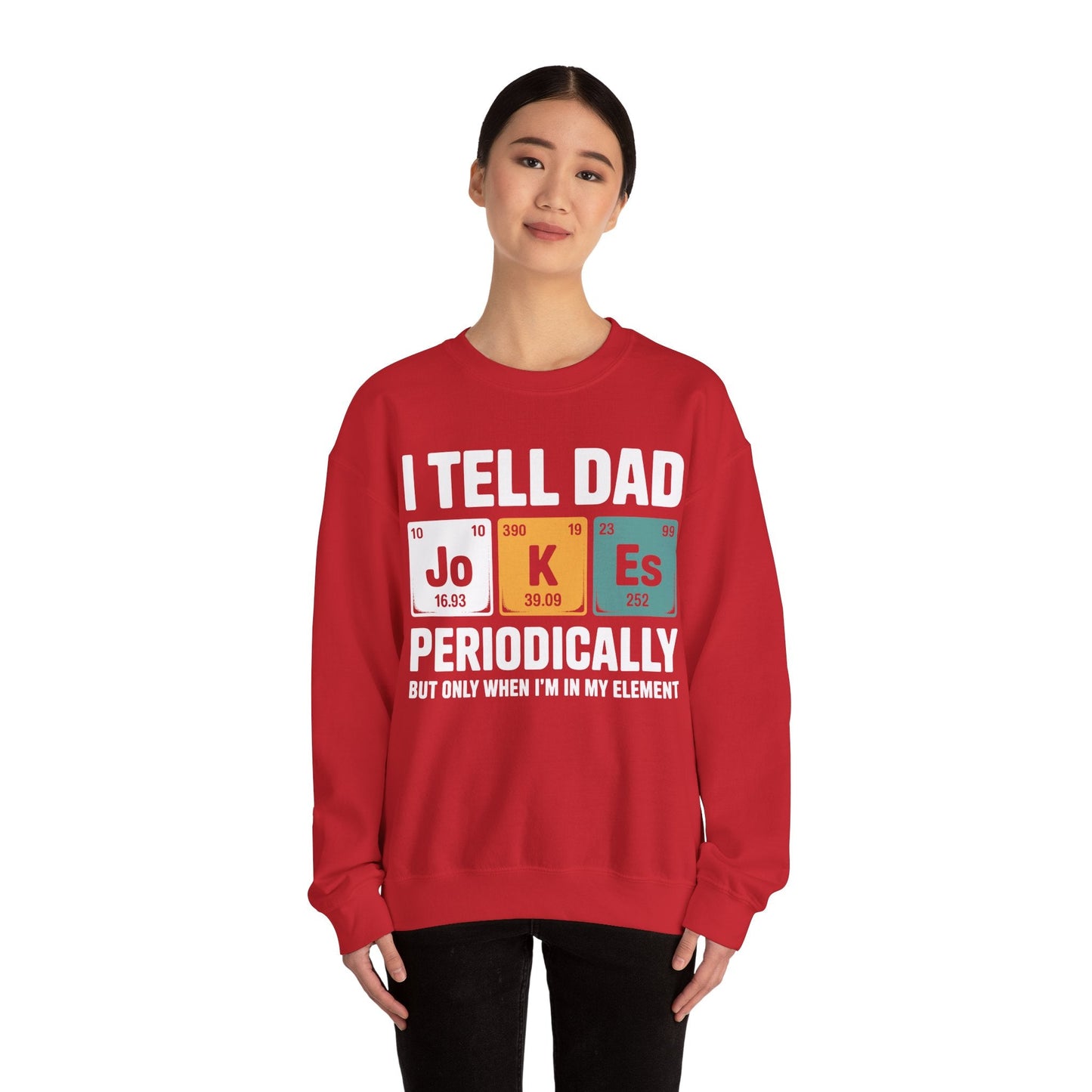 I Tell Dad Jokes Periodically Element Vintage Father's Day Sweatshirt