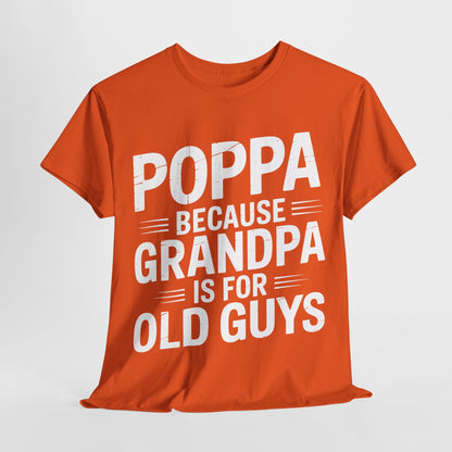 Poppa Grandpa From Grandkids Father's Day Poppa T-Shirt