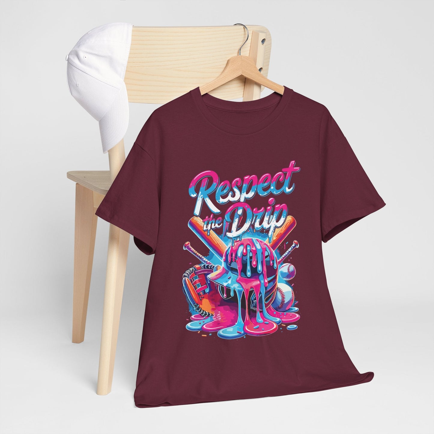 Baseball Drip For Boys Ice Cream Respect The Drip Baseball T-Shirt
