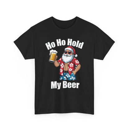 Funny Santa With Sunglasses And Beer Christmas in July T-Shirt