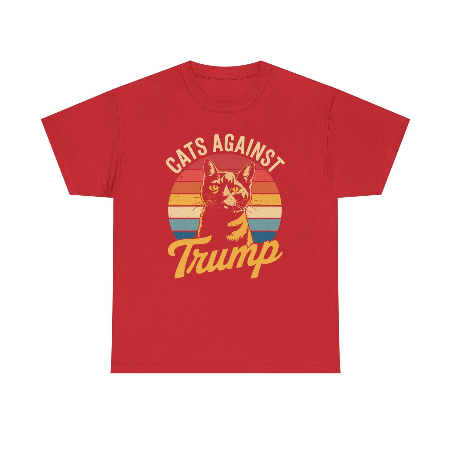 Cats Against Trump Funny Anti Trump Election Funny Cat T-Shirt